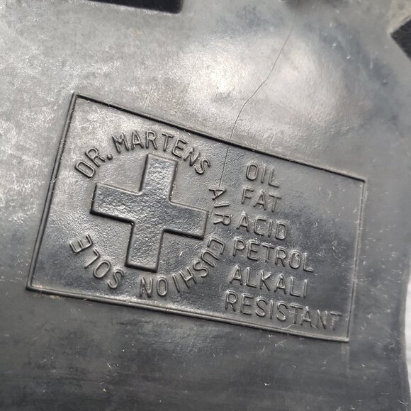 White Doc Marten Platform Quad Chelsea Boots Size 6 [Men's Sz5] - Picture 11 of 16